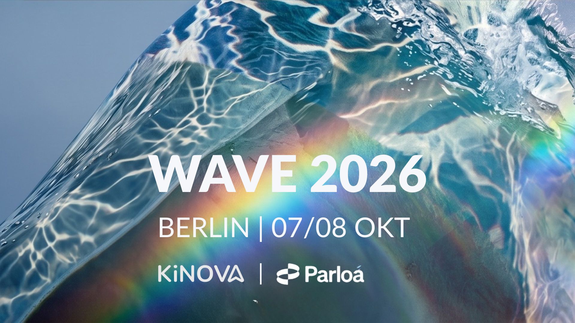 WAVE 2026 Konferenz in Berlin - KINOVA als Parloa Premier Partner und Gold Sponsor